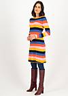 Jumper Dress rainbow party, happy stripes, Dresses, Red