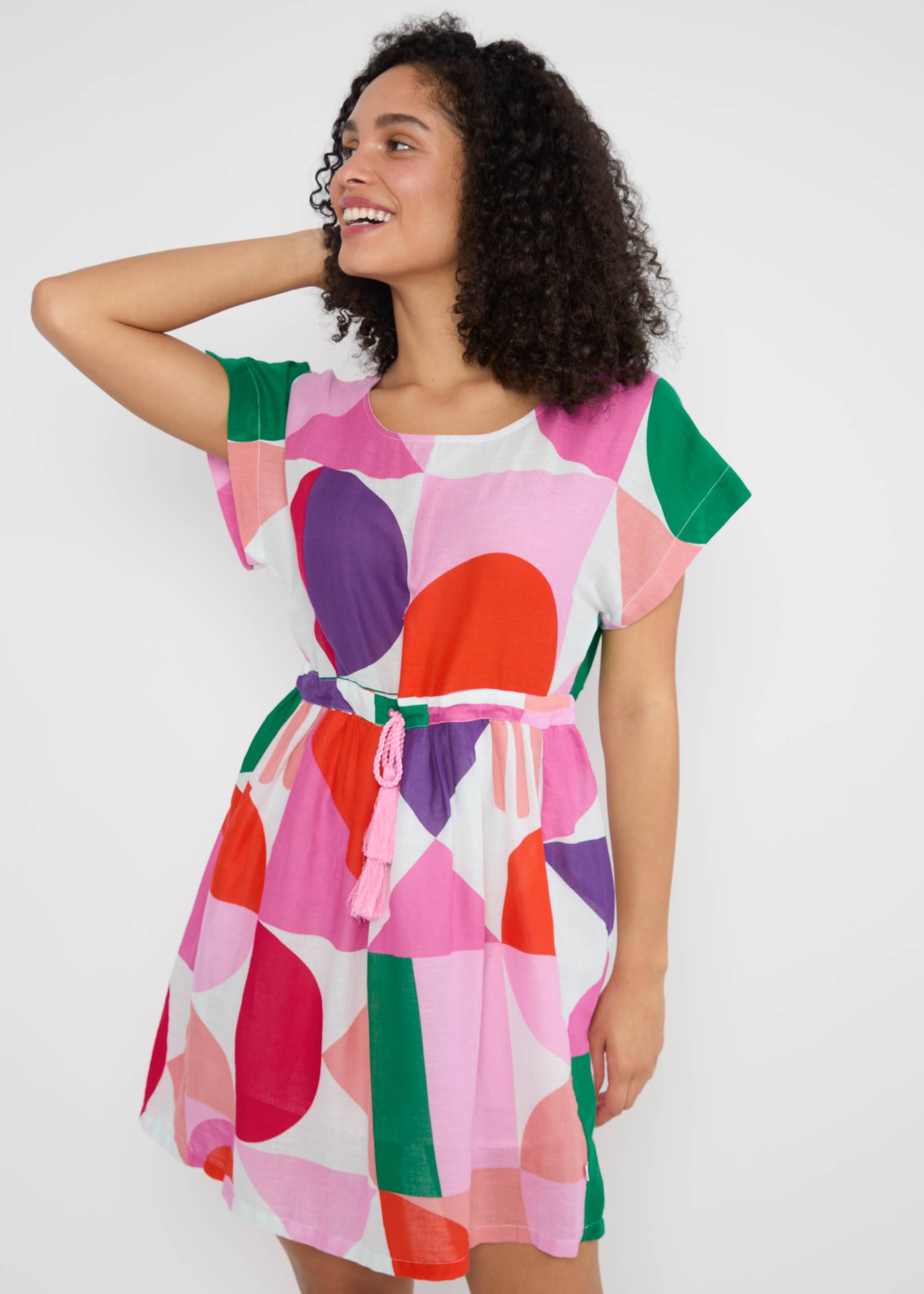 Minikleid Oasis Spa, dice has fallen, Kleider, Weiß