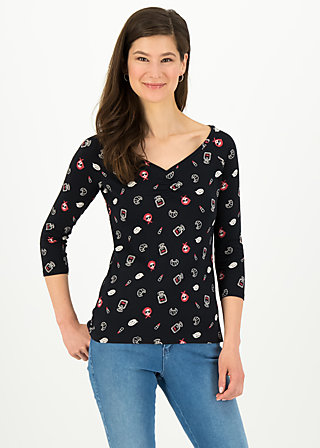 Top so long coco, mademoiselle marie, Shirts, Black