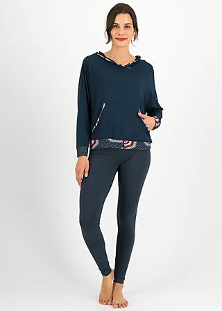 Hoodie Mors Mors , midnight sky, Sweatshirts & Hoodies, Blue