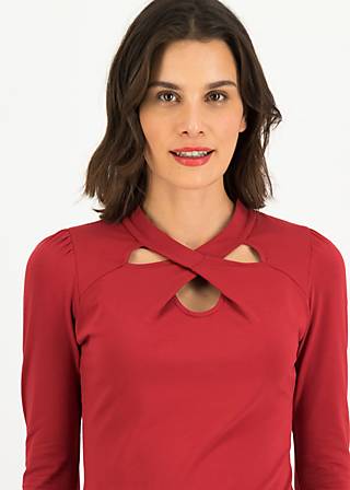 Longsleeve Poetic Garden, rose lover, Tops, Red