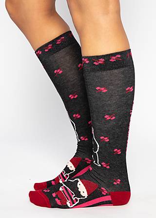 Knee Socks Sensational Knee-Highs, i love fairytales, Accessoires, Black