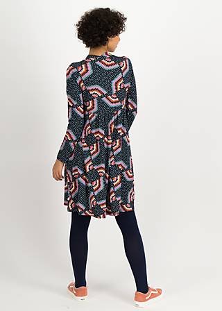 Minikleid The Peace of Ease , rainbow ikat, Kleider, Blau