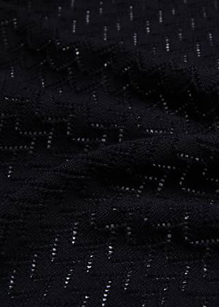 Cardigan Warm up Wrap, noir heart dots, Cardigans, Schwarz