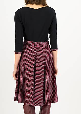 Tellerrock Wooden Heart Circular, yoga flower, R&ouml;cke, Schwarz