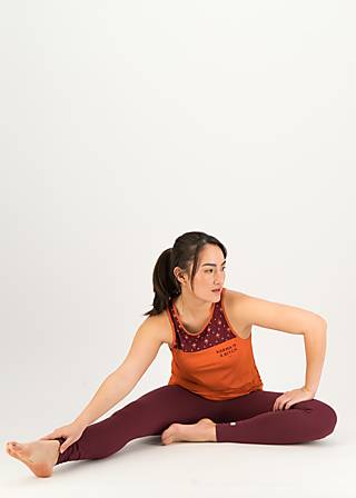 Top Yoga Message, orange leaves, Shirts, Orange