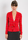 devils sweetheart cardigan, miss madison, Knitted Jumpers & Cardigans, Red