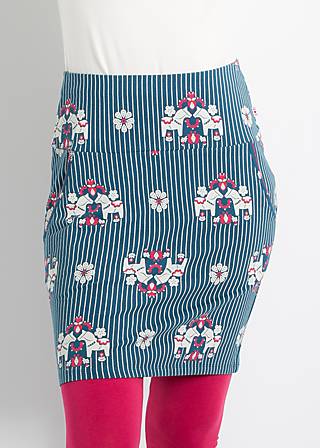 Mini Skirt comfy pencil jupe, dalarna del dreams, Skirts, Blue