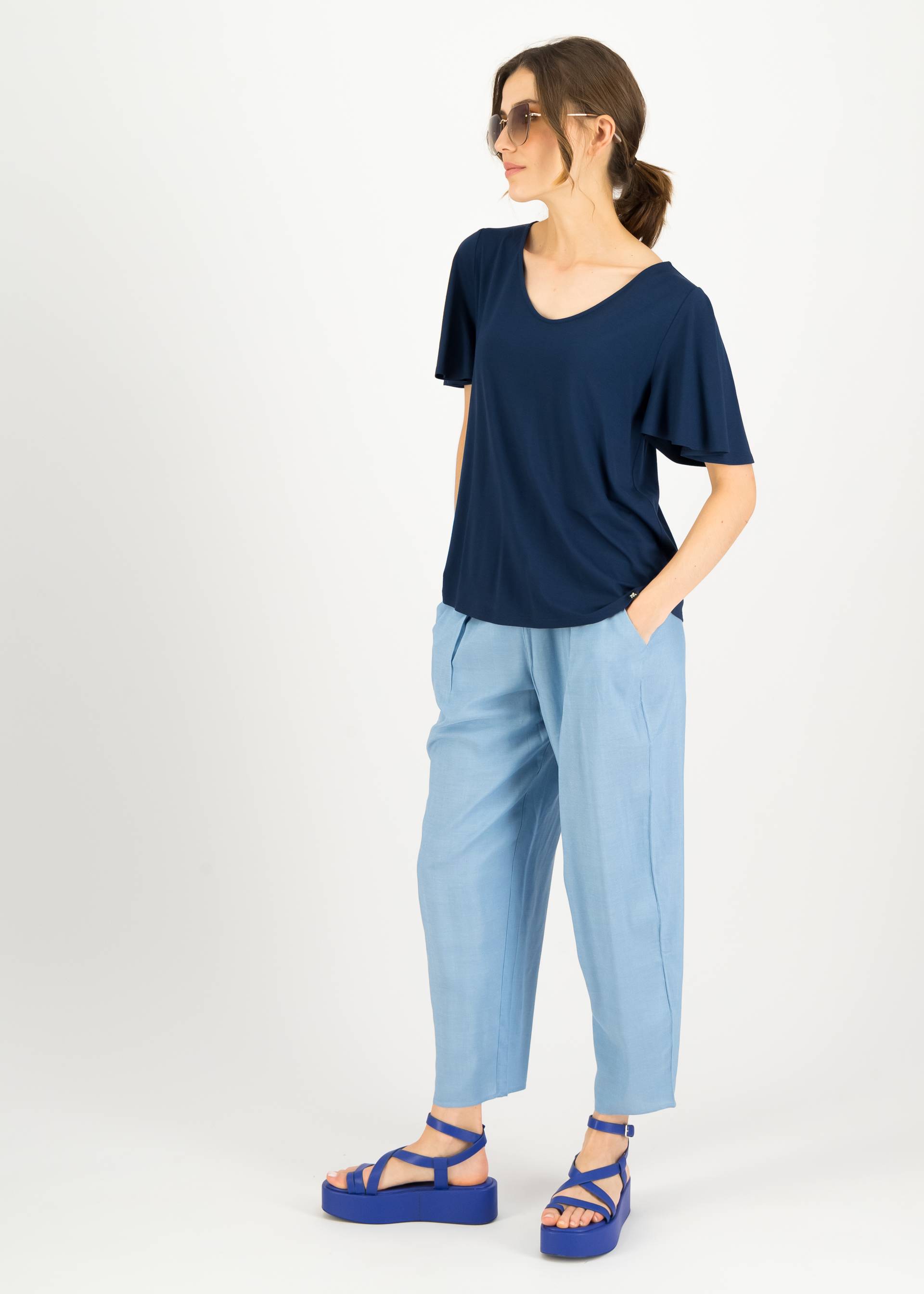 T-Shirt Bella Farfalla, blue bird feeling, Tops, Blue