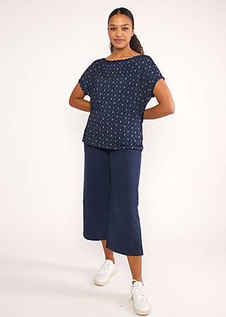 T-Shirt Flowgirl, night meadow, Tops, Blue