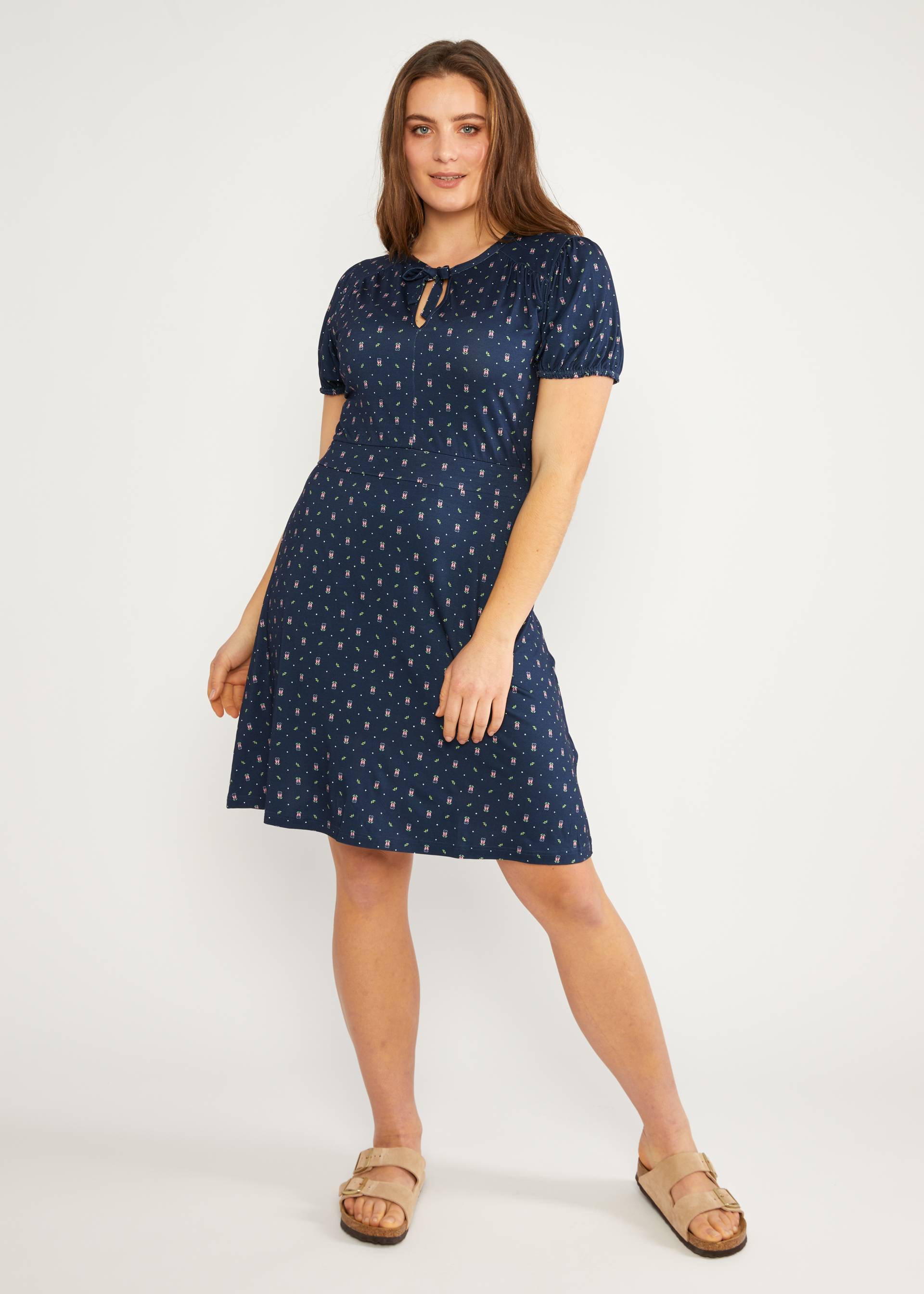 Freizeitkleid Fluffy Romance , night meadow, Kleider, Blau