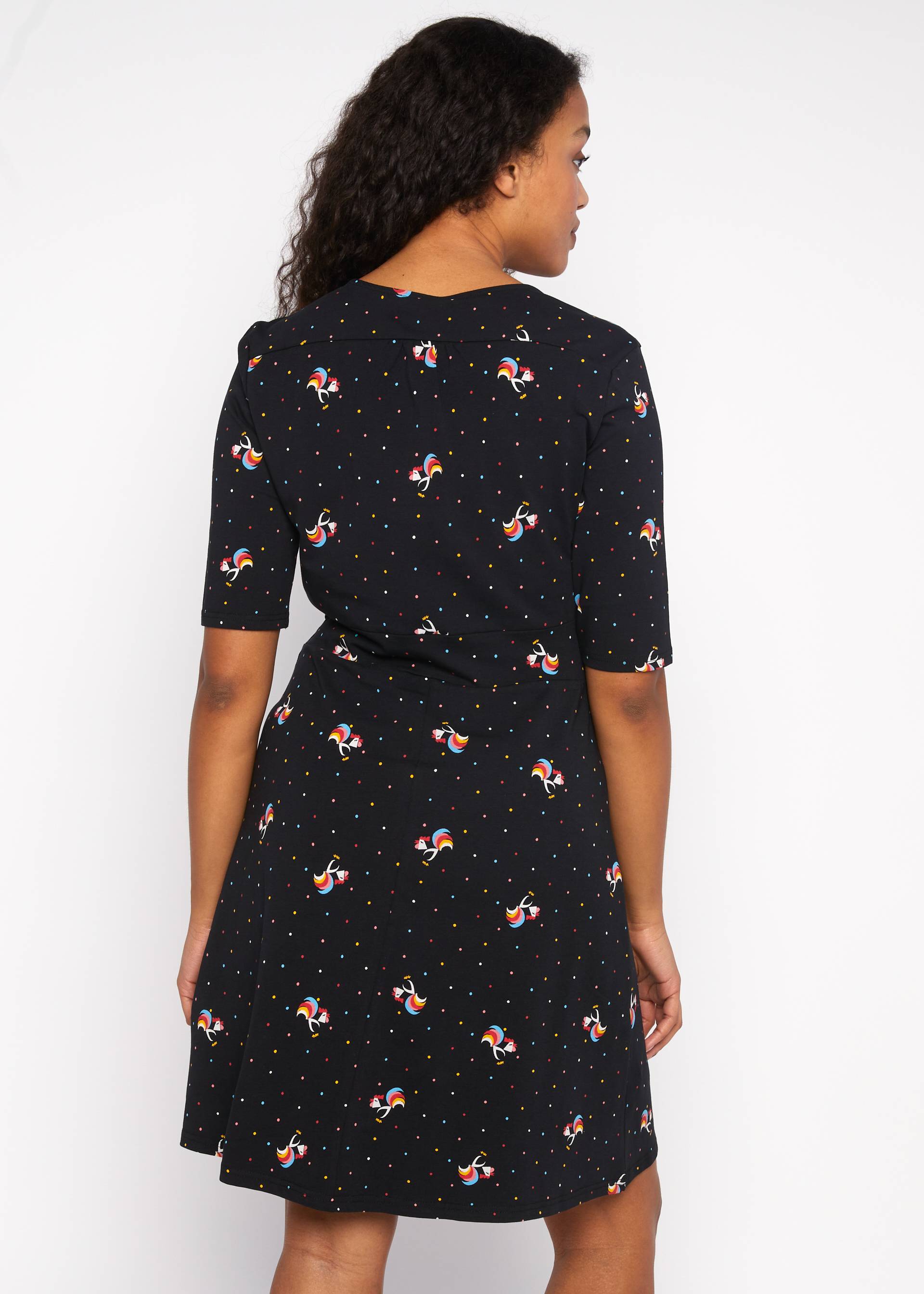 Freizeitkleid Hootchy Kootchy Petite, dancing rooster, Kleider, Schwarz