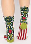 Cotton socks Sensational Steps, i love you berry much , Socks, Green