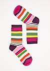 Cotton socks Sensational Steps, summer stripes, Socks, Pink