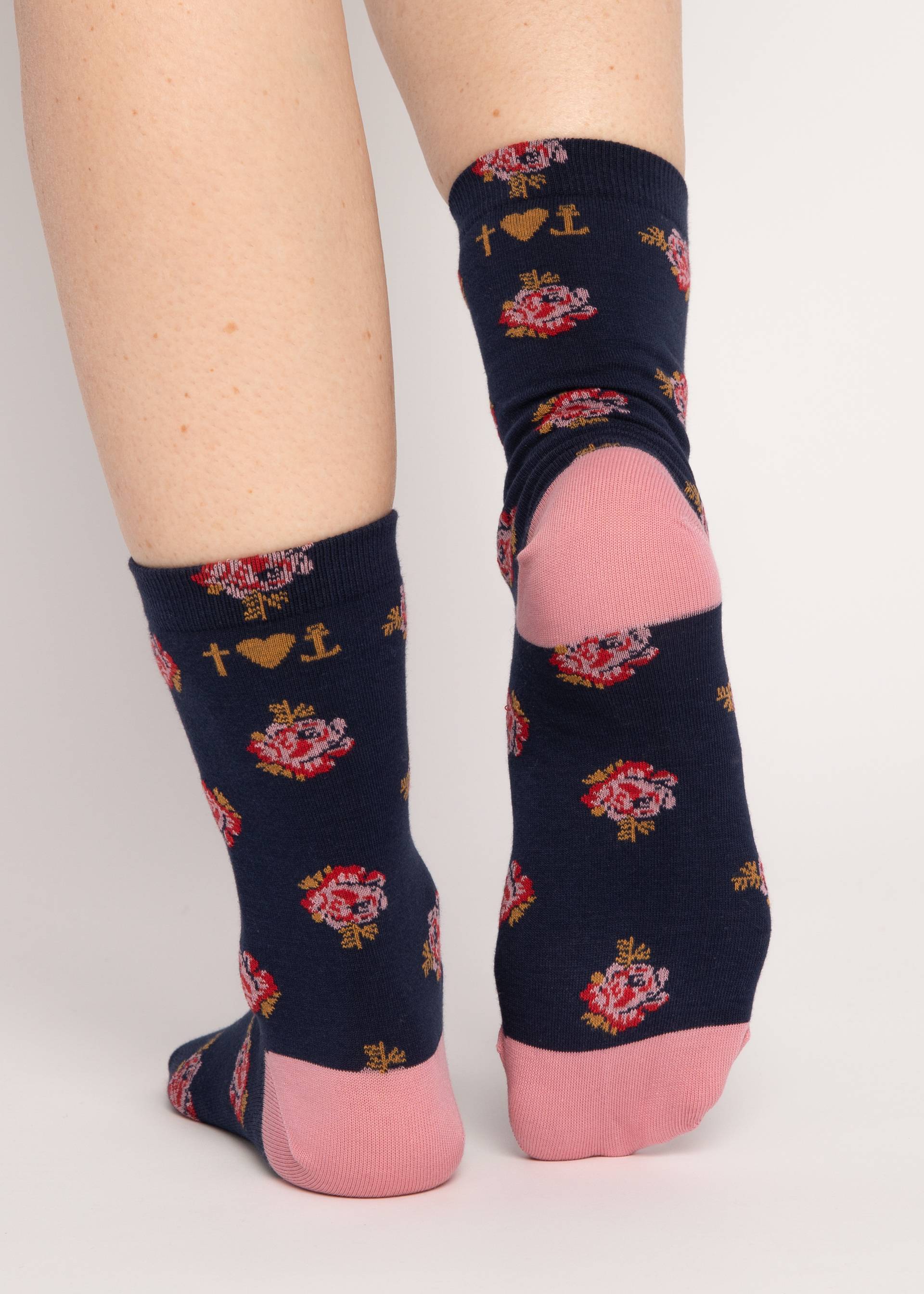 Cotton socks Sensational Steps, wedding flowers, Socks, Pink