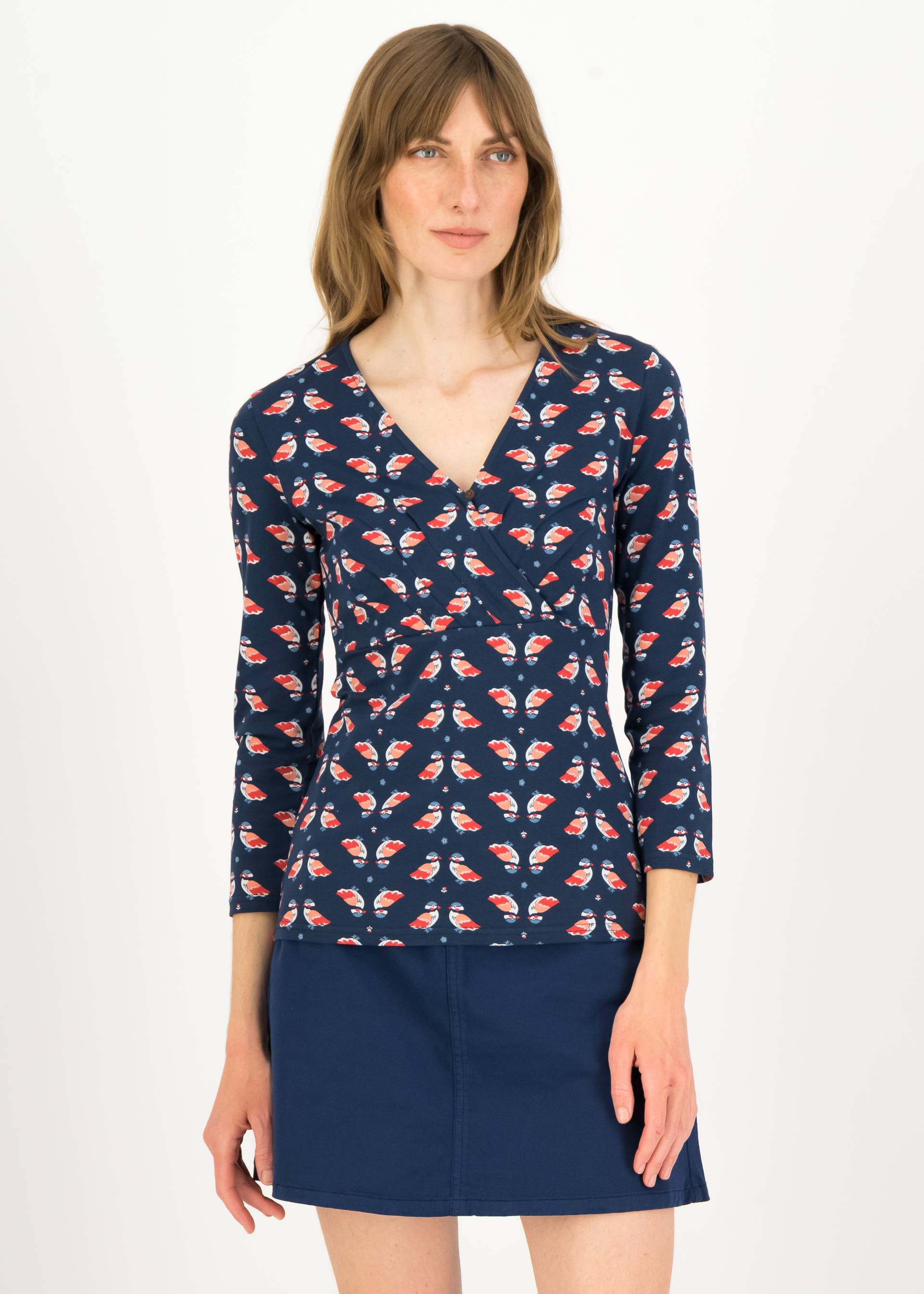 Jerseyshirt Spirit of Shalala, chirping bird, Shirts, Blau