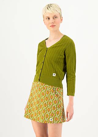 Cardigan Sweet Petite, green pigtail knit, Strickpullover & Cardigans, Grün