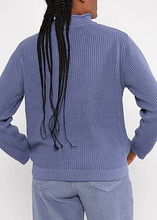Knitted Jumper Braid up your Life, softly blue, Knitted Jumpers, Blue