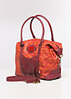 travel fever carpetbag, red autumn, Accessoires, Red