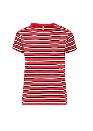 T-Shirt chanson d amour, les stripes, Tops, Red