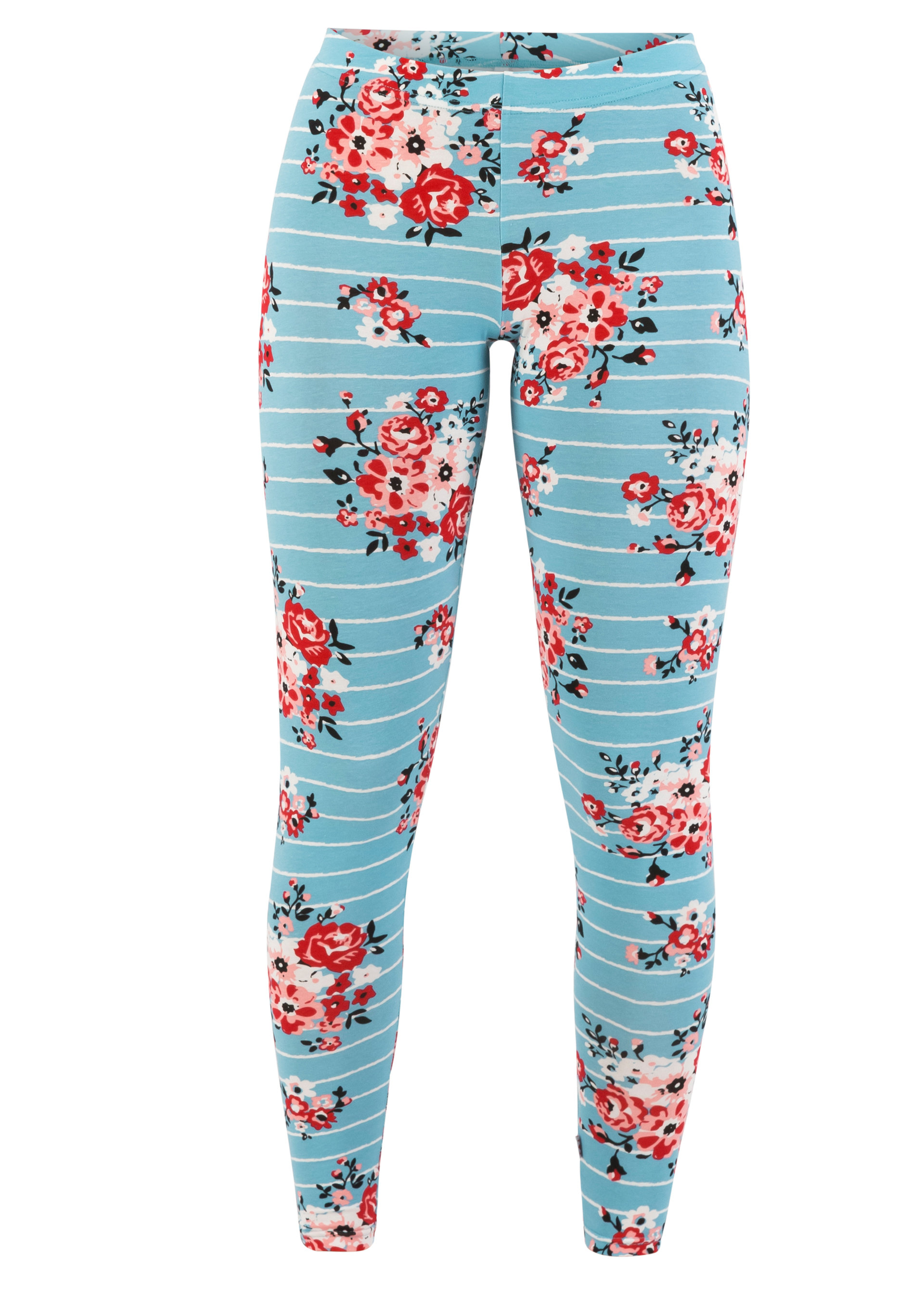 Baumwoll-Leggings l'amour toujours, les roses, Leggings, Blau