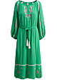 bohemian beauty, smaragd crepe, Dresses, Green