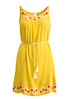 summer in the city, sunflower crepe, Dresses, Yellow