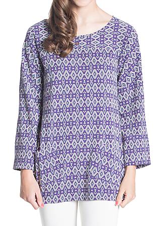 Pullover atlantic breeze kasack, seaside rhombs, Shirts, Blau