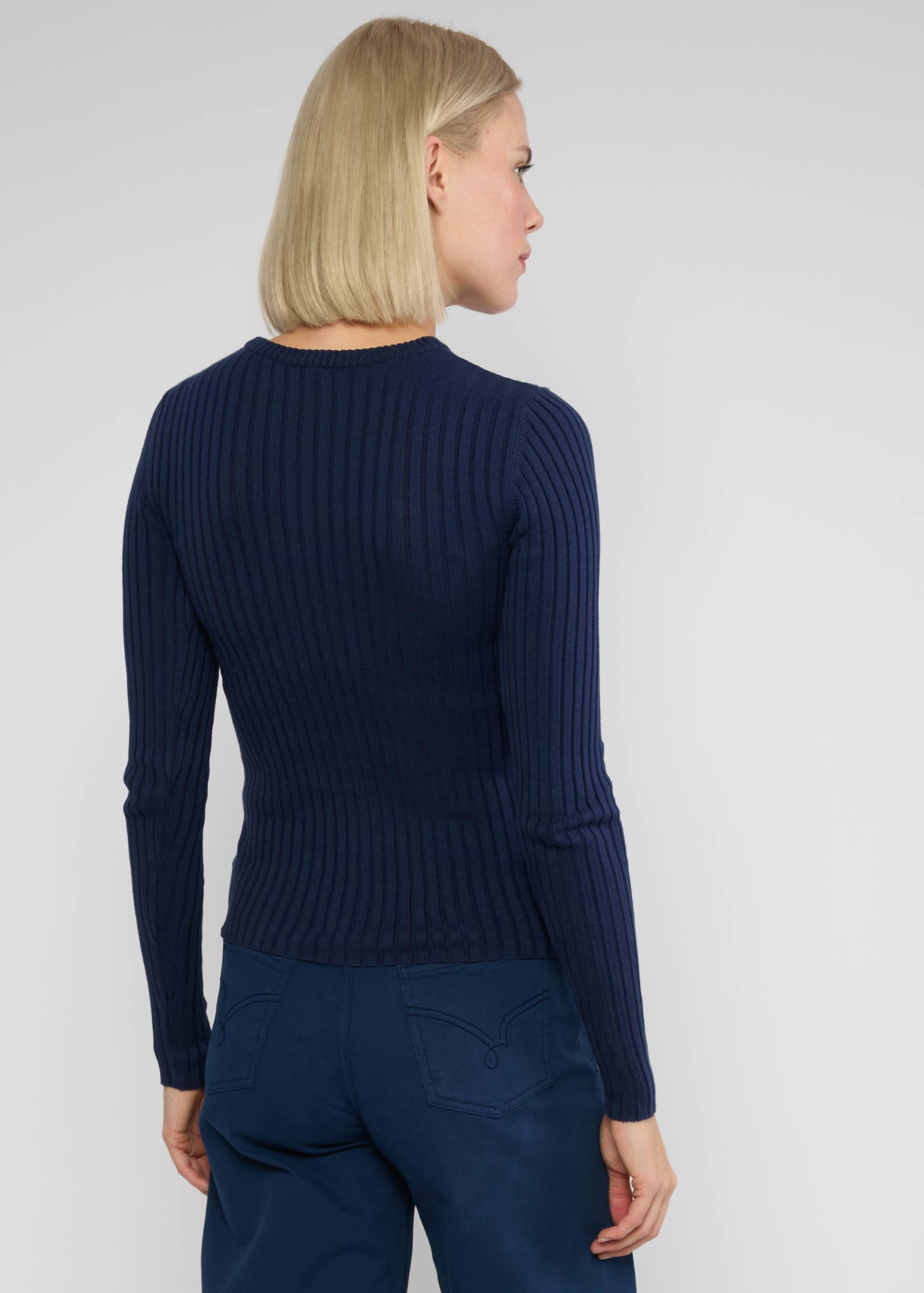 Longsleeve Jazz Crew, cold wind blue, Strickpullover, Blau