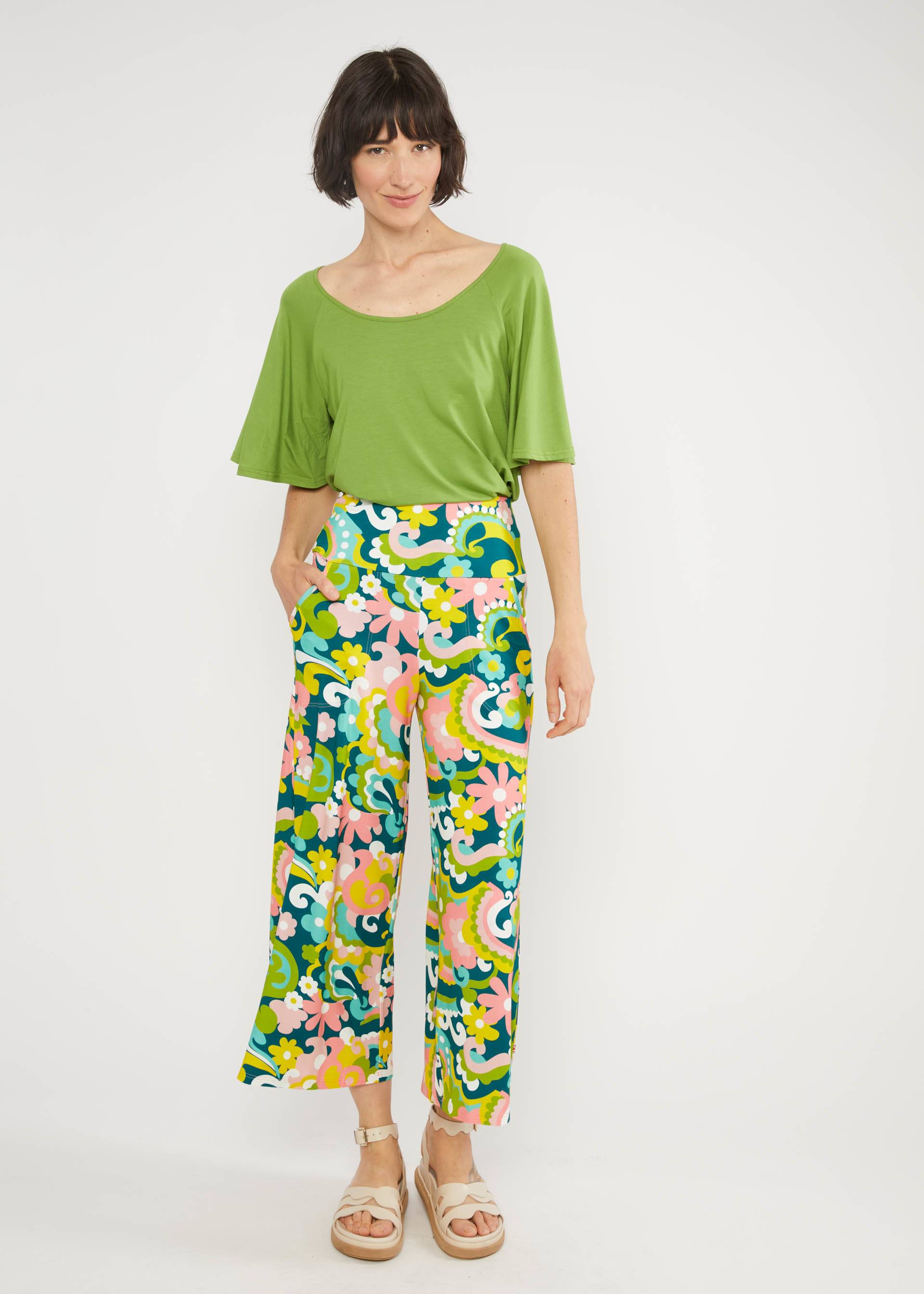 Culottes Cul de Berlin, swaying flowers, Trousers, Yellow