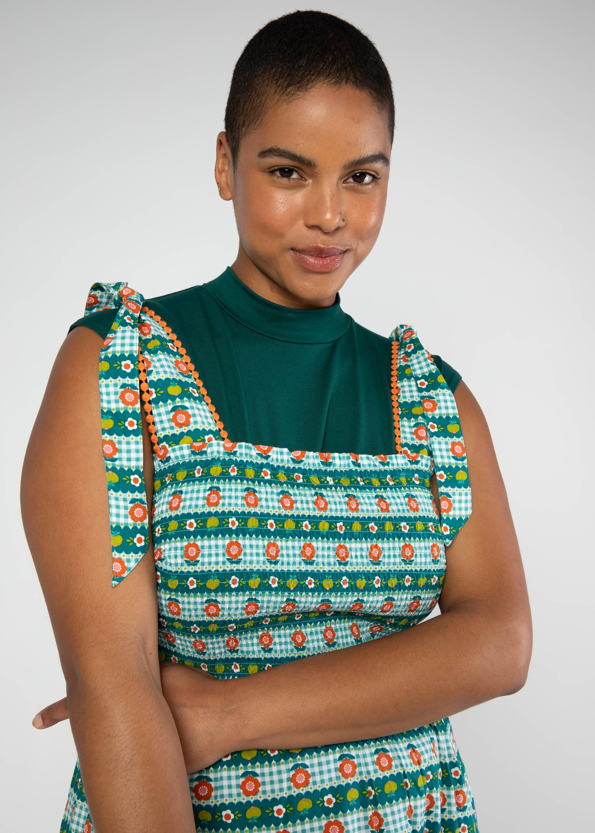 Midikleid Flowerchild, tiny picnic, Kleider, Grün