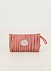 sweethearts washbag, full of stripes , Accessoires, Rot