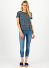 Short sleeve blouse botanical bubi, beach berry, Blouses & Tunics, Blue