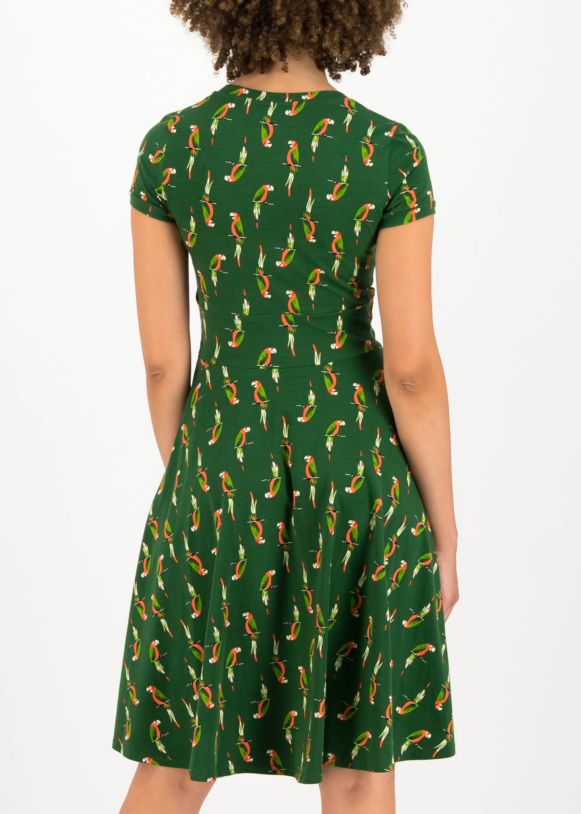 Summer Dress heart on fire, parrot parody, Dresses, Green