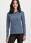 breton marine, maritim stripes, Shirts, Blau