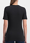 logo balconette tee, back to black, Shirts, Black