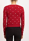 Cardigan powerdots, super red dot, Strickpullover & Cardigans, Rot
