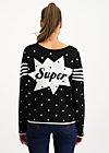 space safari, super black dot, Knitted Jumpers & Cardigans, Black