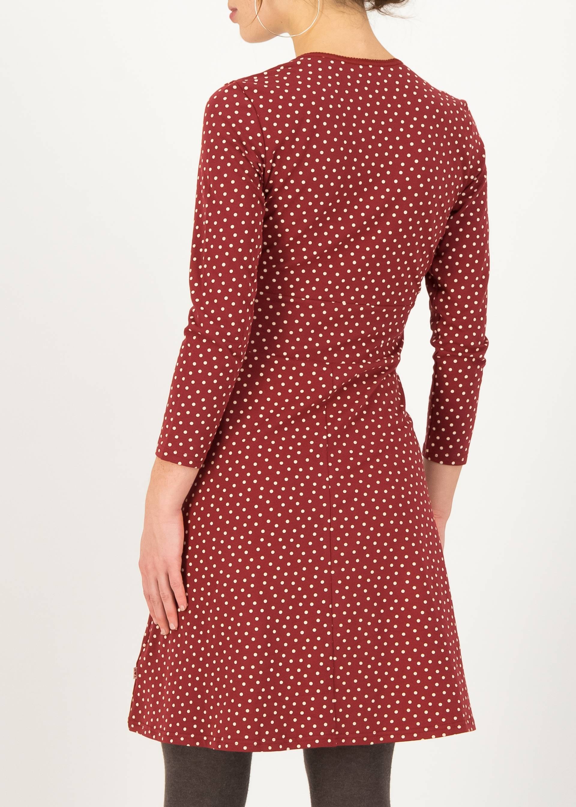 Herbstkleid diamond heart, dollies dots, Kleider, Rot