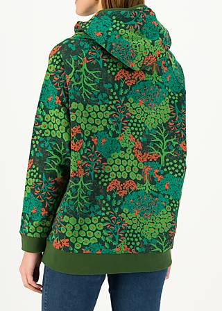 Oversize-Pullover matrioschkas armour, herbal garden, Sweatshirts & Hoodies, Grün