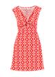 Sommerkleid Hot Knot Petite, kissed by lava, Kleider, Rot