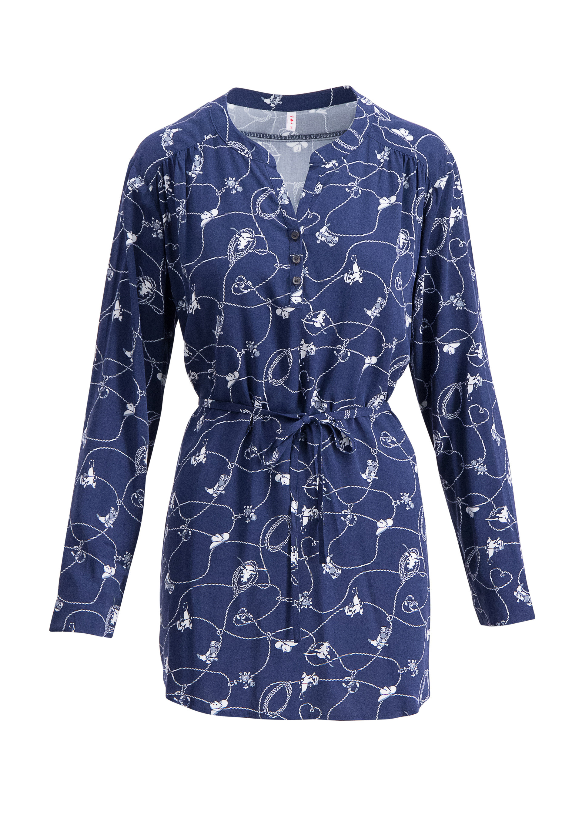 Tunic back in the saddle, swinging lasso , Blouses & Tunics, Blue