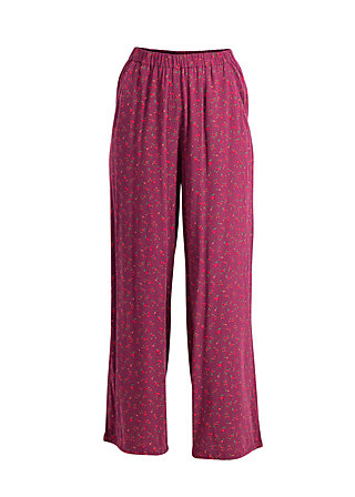 Trousers honkey tonk, rouge roses, Trousers, Red