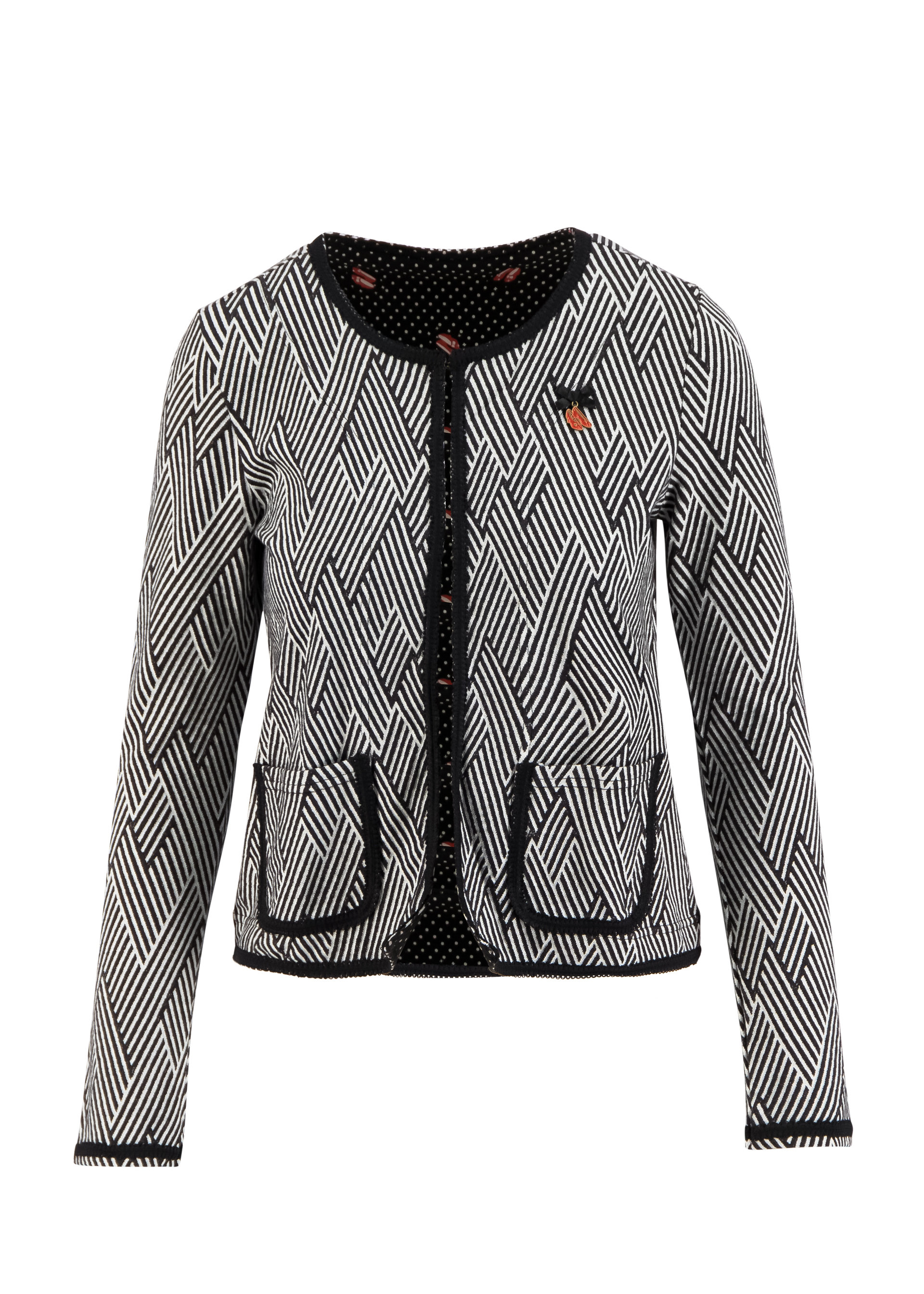 Short Jacket coco club, obsidian black , Knitted Jumpers & Cardigans, Black