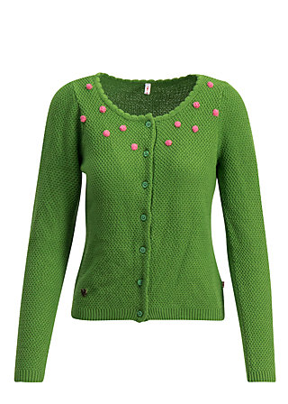 Cardigan erntefreundin, bubbles of hope, Knitted Jumpers & Cardigans, Green