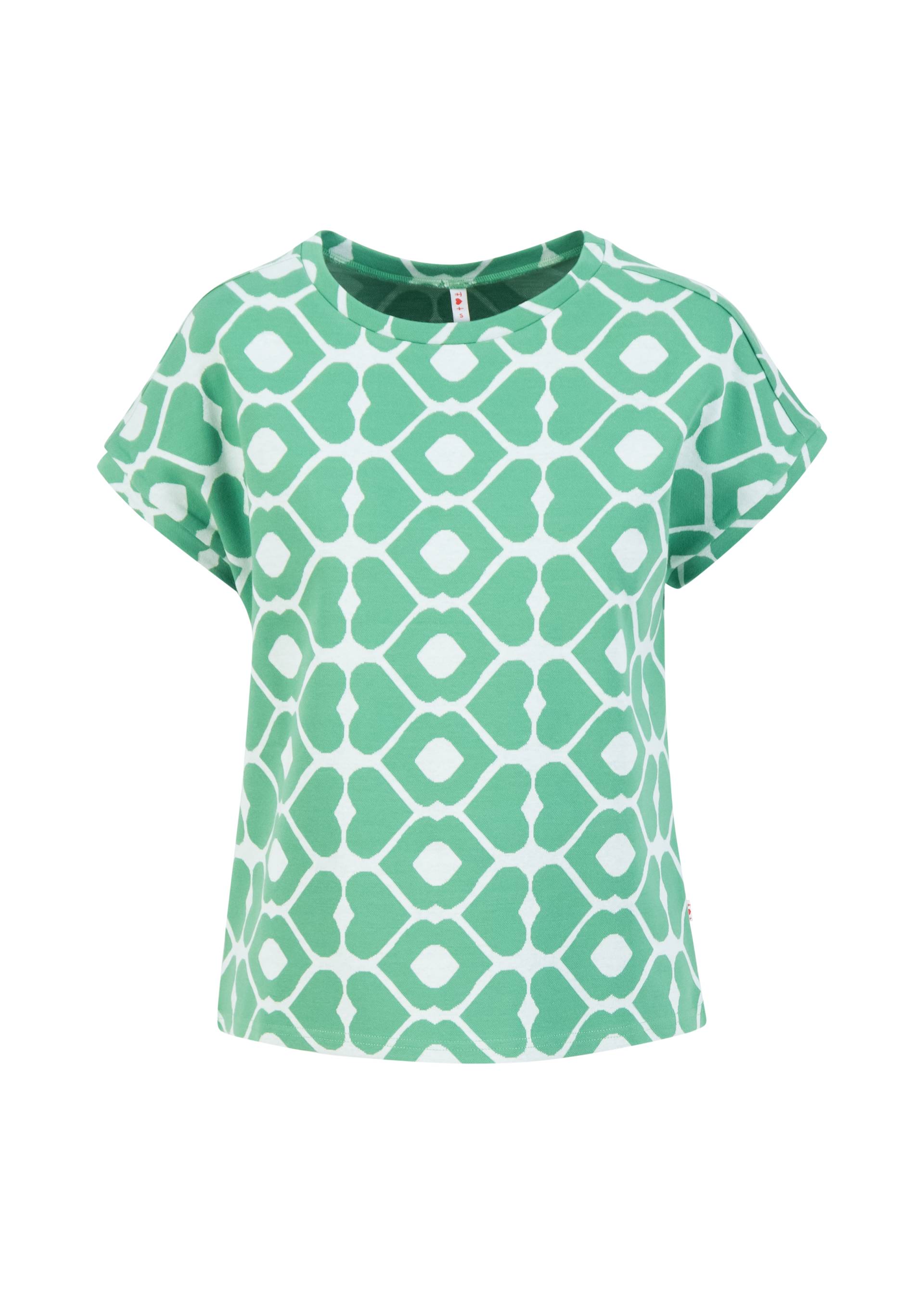 T-Shirt Teesily, loving kiss green, Shirts, Blau