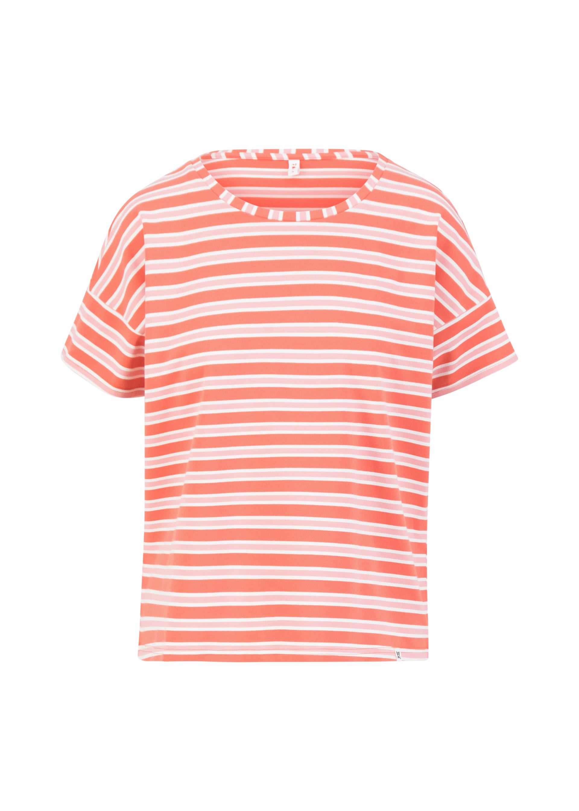 T-Shirt The Generous One, caravan stripes red, Shirts, Rot