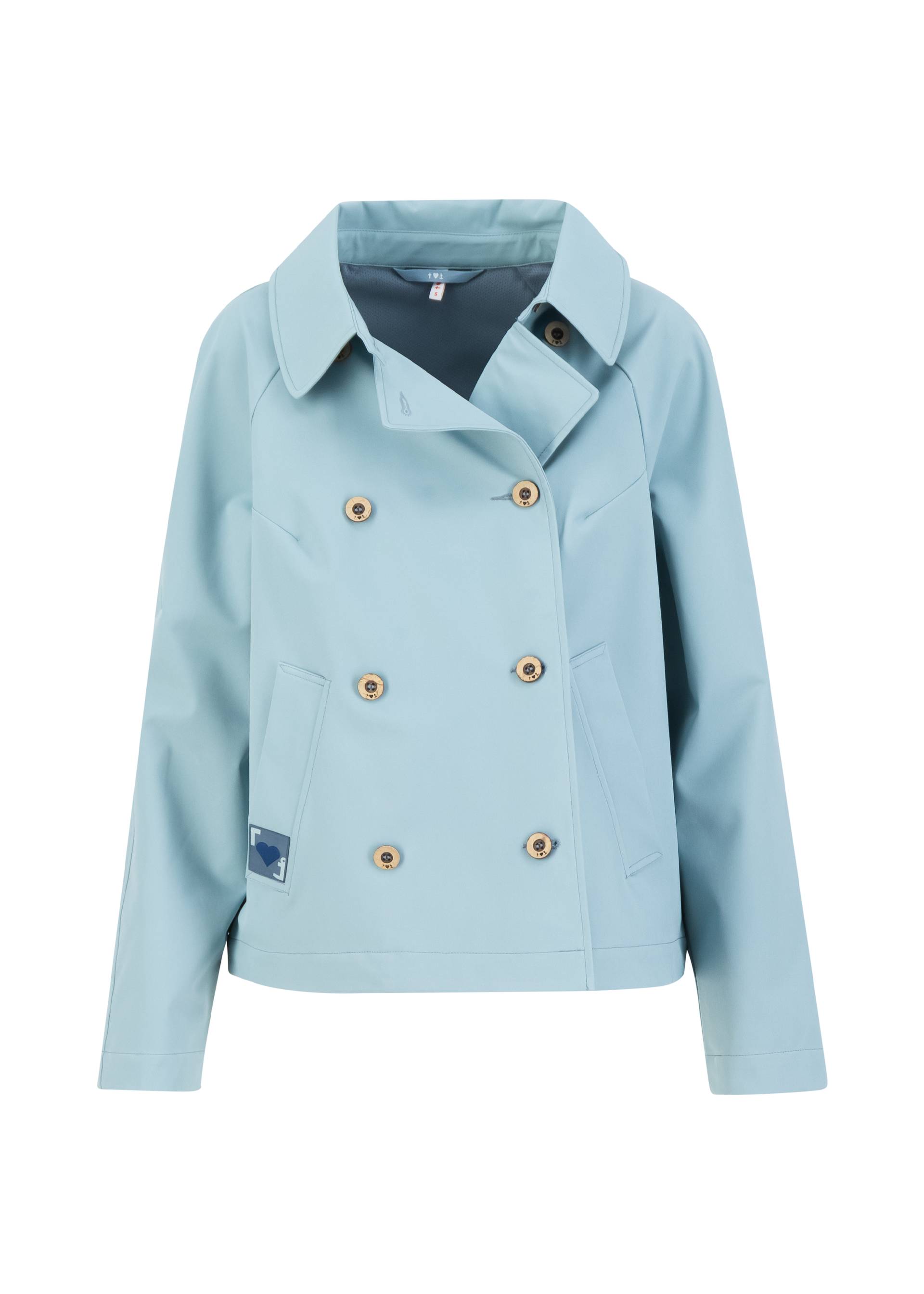 Soft Shell Jacket Tiny Trench, budgie light blue, Jackets & Coats, Blue