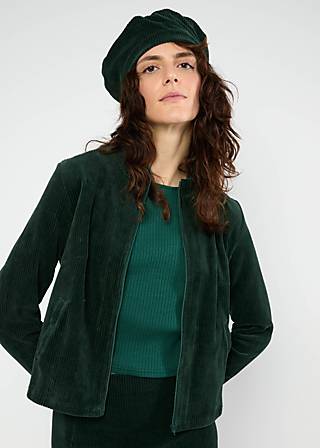 Mütze Beret d'amour, fine needle green, Accessoires, Grün