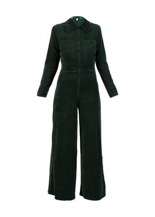 Jumpsuit Jolly Molly, fine needle green, Jumpsuits, Grün